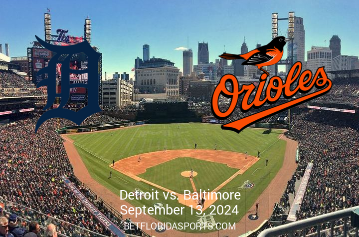 Upcoming MLB Clash: Baltimore Orioles at Detroit Tigers on September 13, 2024